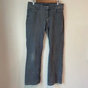 Prana Gray Straight Leg Jeans Versatile Style